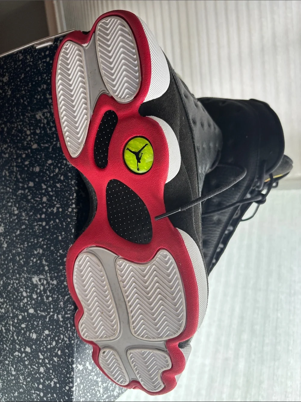 Air Jordan 4 Black/White/Red Retro High-Top Sneakers
